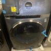 GE Profile 4.8 cu. ft. Smart UltraFast Electric Washer & Dryer Combo in Carbon Graphite with Ventless Heat Pump Technology