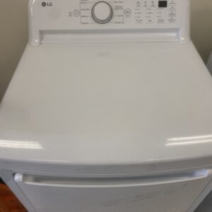 LG 7.3 Cu. Ft. Vented Electric Dryer in White with Sensor Dry