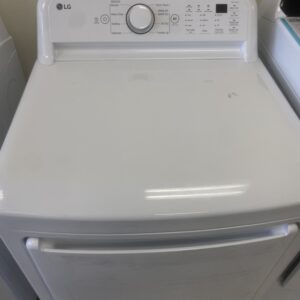 IMG_2755 LG 7.3 Cu. Ft. Vented Electric Dryer in White with Sensor Dry