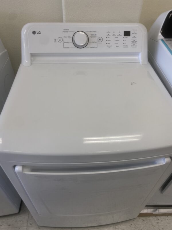 LG 7.3 Cu. Ft. Vented Electric Dryer in White with Sensor Dry