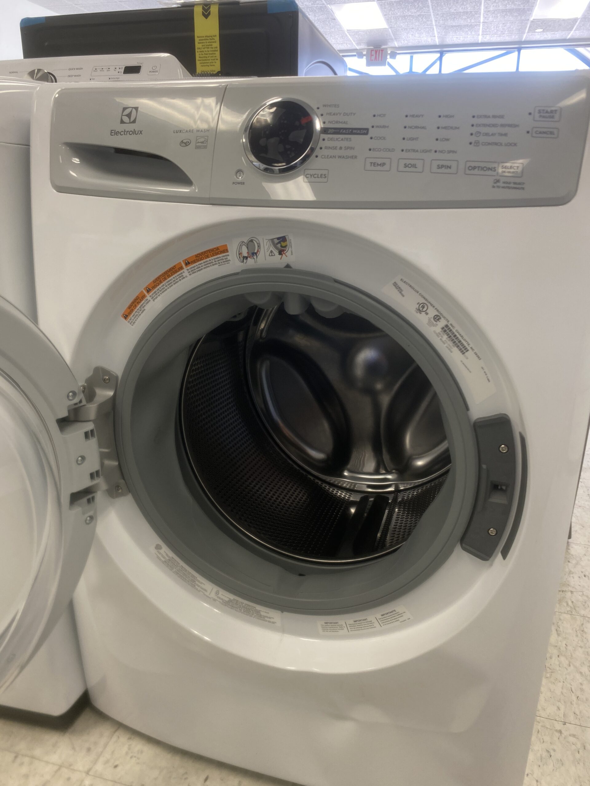 Electrolux 4.4 cu. ft. Front Load Washer with LuxCare in White