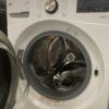 LG 4.5 Cu. Ft. Stackable SMART Front Load Washer in White with Steam and TurboWash360 Technology