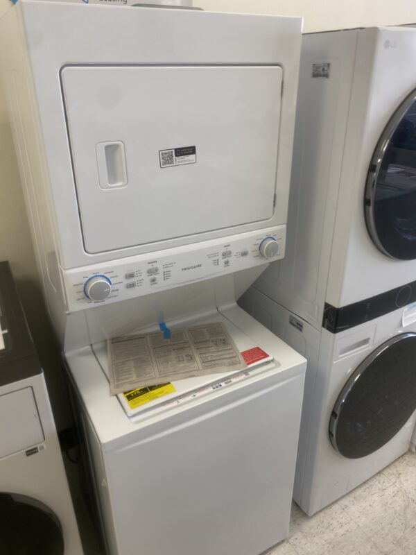 Frigidaire 3.9 cu. ft. Washer and 5.5 cu. ft. Electric Dryer Combo in White with Quick Wash & Dry Cycle and MaxFill Wash Cycle