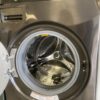 LG WashTower Stacked SMART Laundry Center 4.5 Cu.Ft. Front Load Washer & 7.4 Cu.Ft. Electric Dryer in Black Steel w/ Steam